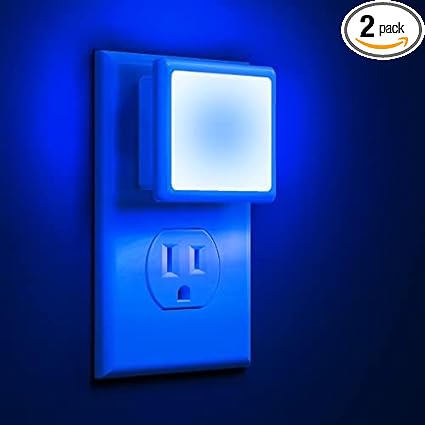 2-Pack Auto On/Off LED Nightlight for Home