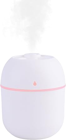 Mini USB Humidifier Quiet Night Light 2 Modes