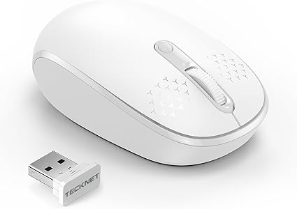 Quiet Wireless Mouse for Laptop PC Mac