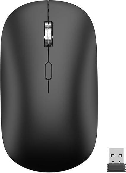 Slim Silent Wireless Mouse for Laptop PC